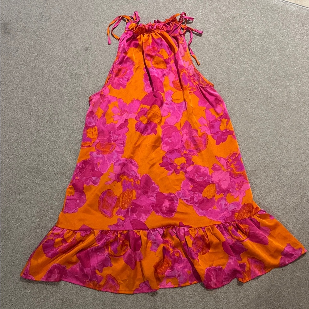 Floral Halter Dress